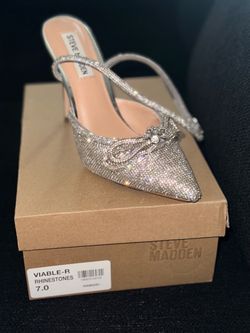 Steve Madden rhinestone heels