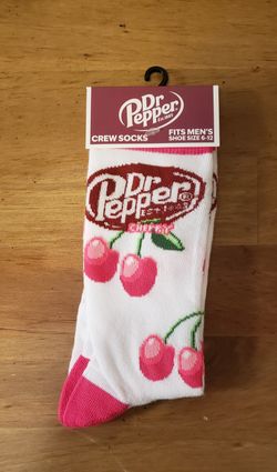 Dr. Pepper Cherry Socks $5 Each