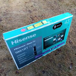 -FIRM PRICE NON-NEGOTIABLE- New 2025 Model 43 In. Hisense Roku Smart TV W/Remote