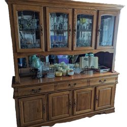 China Cabinet Hutch | 72"W x 77"T x 17"D
