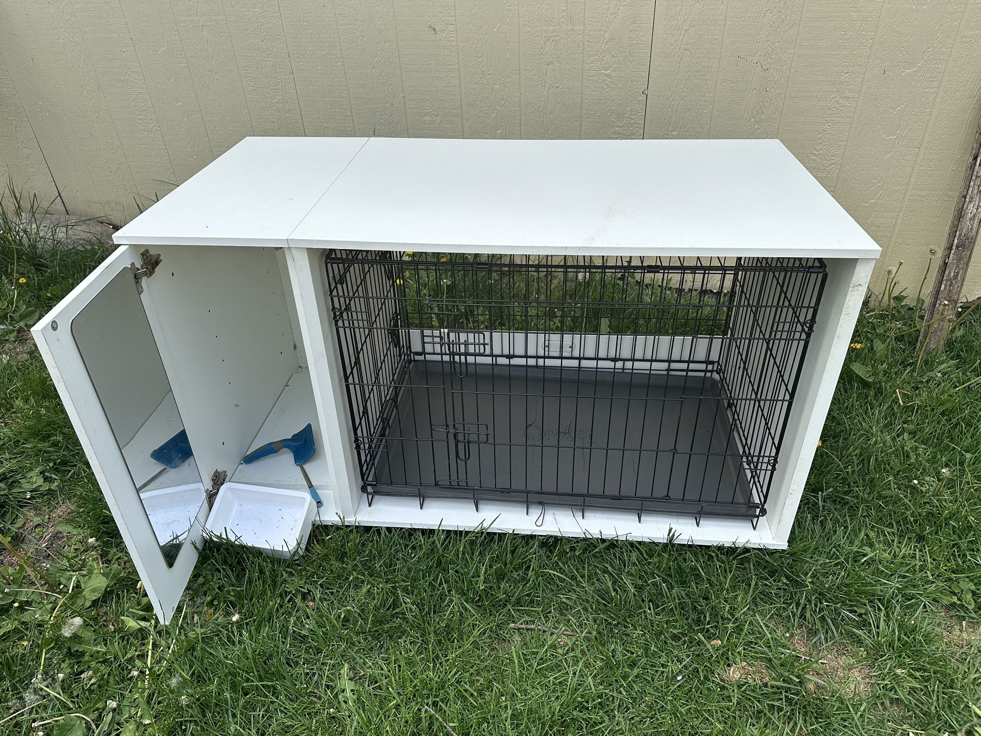 Omlet Dog Crate 36” With Storage