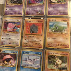 Vintage Pokémon cards (have more than what’s in the picture)