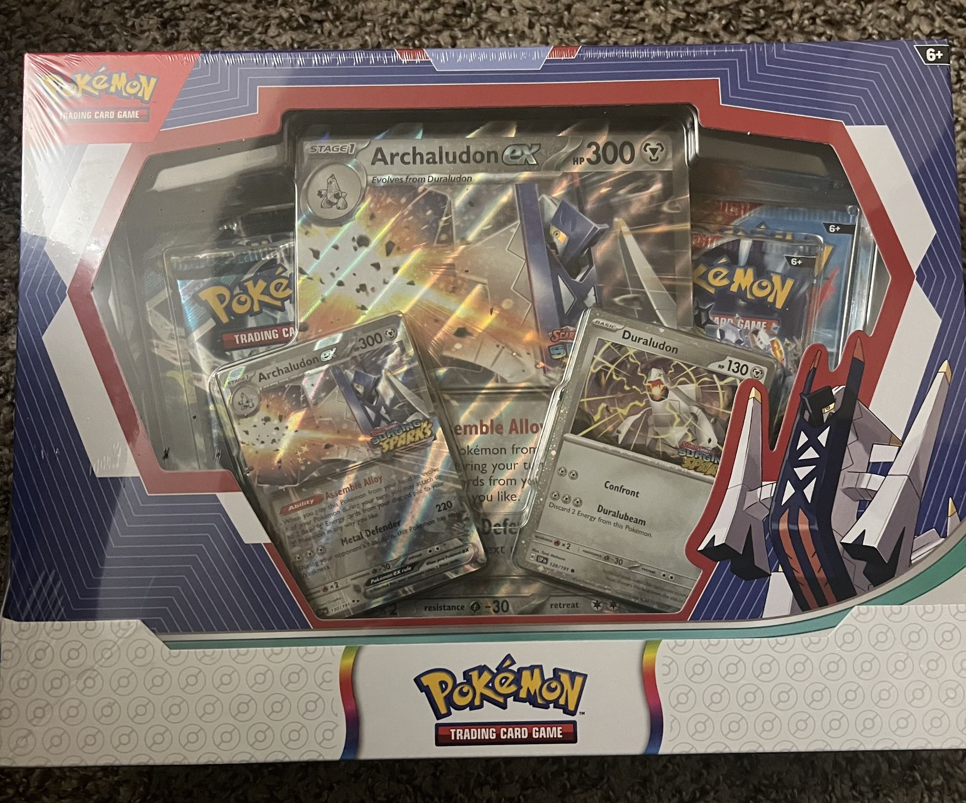 Reshiram Ex Box And Archaludon Ex Box Sealed