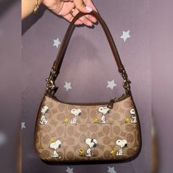 COACH Snoopy Teri Shoulder Bag CBJ88 NWT