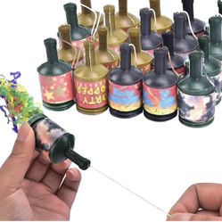 72Pcs Kids Mini Confetti Party Poppers for Wedding Birthday Graduation, Baby Shower Kids Toy Safe Confetti Poppers for Kids, Fun Party Supplies, Chris