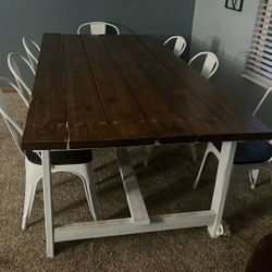 Free dining room table no chairs Farmhouse Table Only