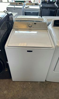 Maytag Top Load Washer - White, Good Condition, High Efficiency