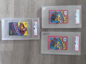 Vintage Hockey Graded Wax Packs All Cards Are Mint Never opened