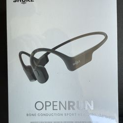Shokz OpenRun Sport Headphones Open-Ear Bone Conduction, New