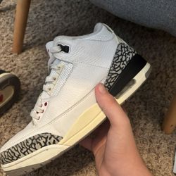 Jordan 3 White Cement Sz 10