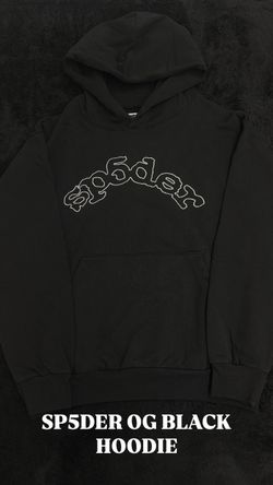 Sp5der OG Black Hoodie