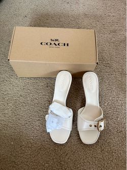 Coach chalk margot sandals