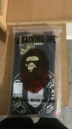Medium size black bape shirt