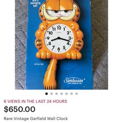 Garfield clock