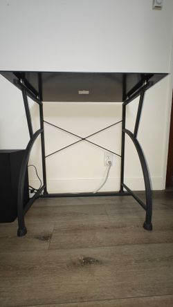 Tempered glass desks