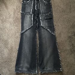 No faith studios flared denim size 34