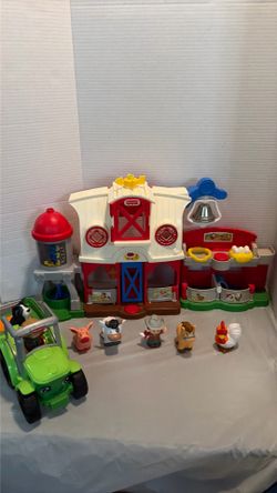 Little People Barn and Tractor with Little People Farmer and animals