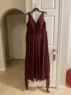 Burgundy Formal Dress