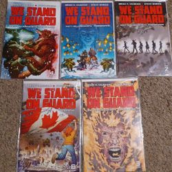 We Stand On Guard Comic Book Lot Of 5 Issue America Canada Takeover