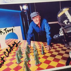 Art Clokey Autograph ‘In His Workshop’ GUMBY & POKEY Creator Signed W/ COA