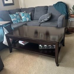 Solid Wood Coffee Table 