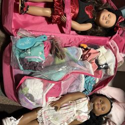 American girl Dolls/camper/house