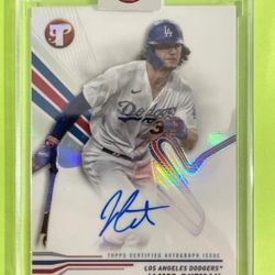 Mint Dodgers James Outman 2024 Topps Pristine Refractor Autograph Card 🔥🔥🔥