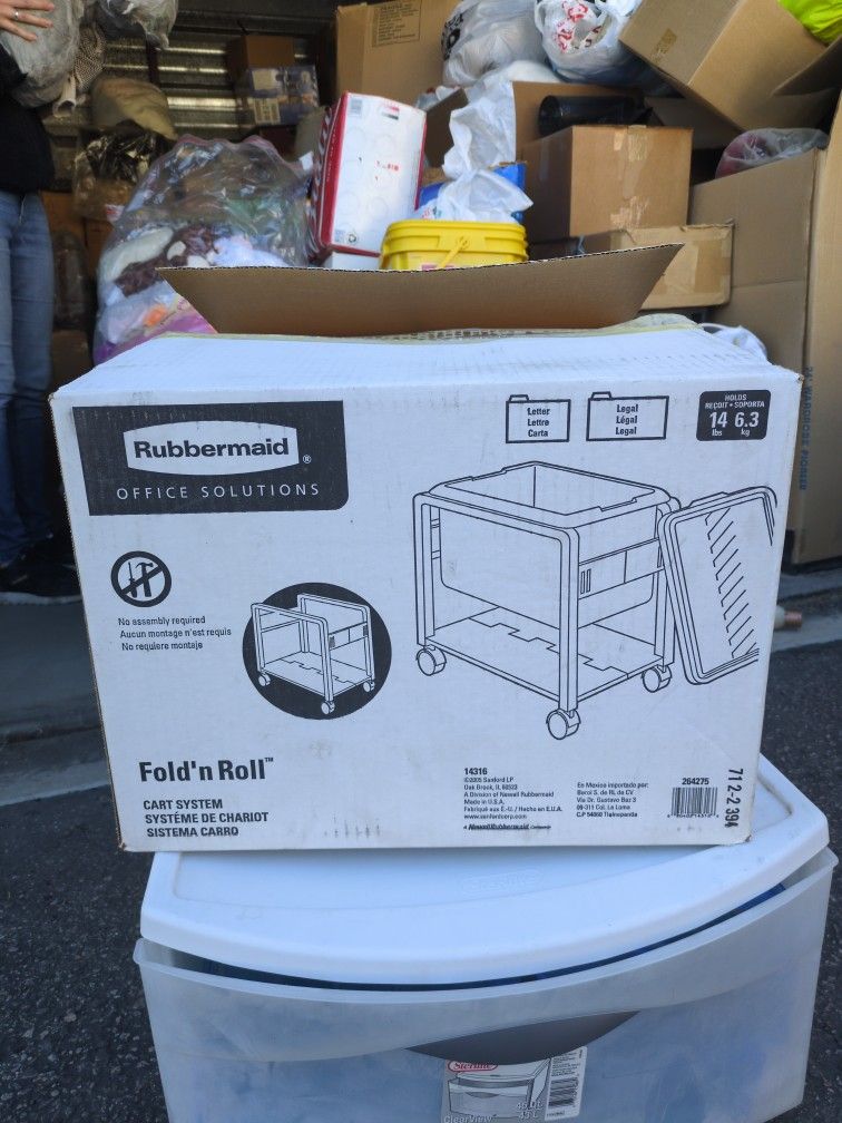Brand New Rolling File Cabinet