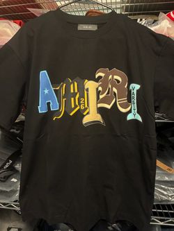 Amiri varsity Black T