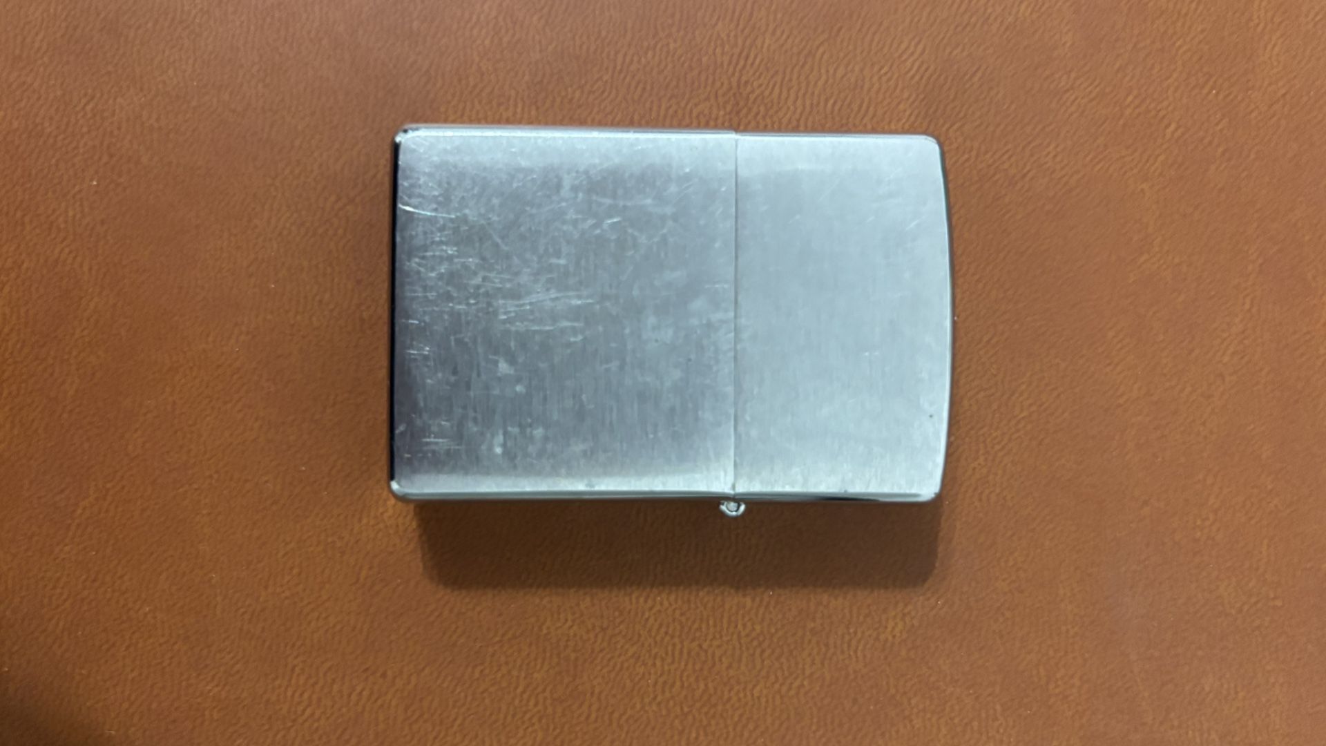 Silver zippo Lighter