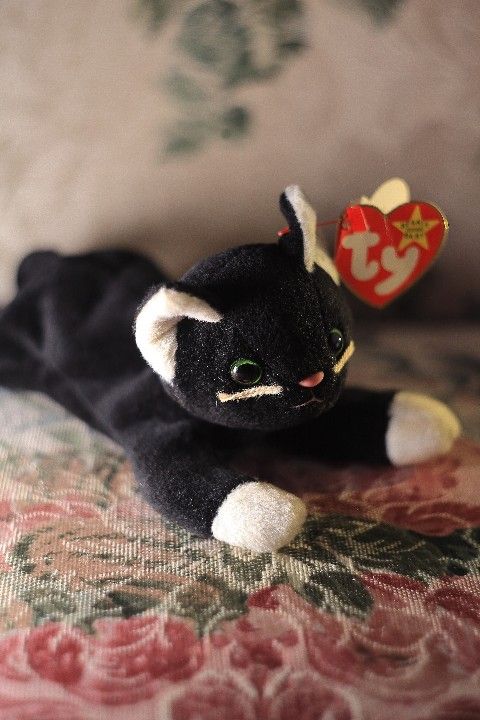 TY Beanie Baby Zip The Cat 4004 1994 No Errors Rare Plush Toy for