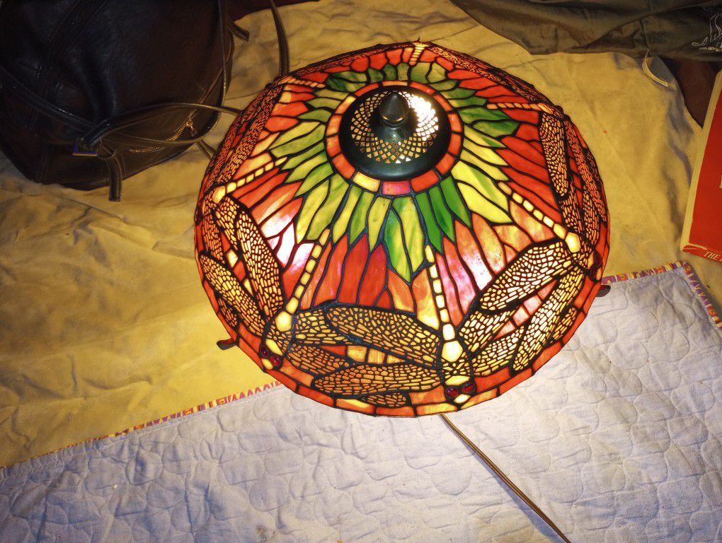 Vintage Tiffany Dragonfly Lamp