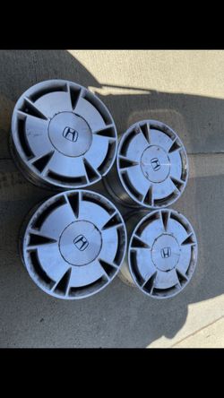 4 — 15x6 5x4.5 5x114.3 Stock Enkei Honda Civic Hybrid Accord Camry Avalon Wheels Rims !!!
