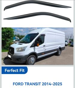Ford Transit Window Visors Sun Wind Deflectors  NEW