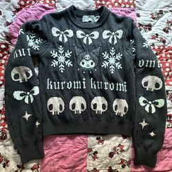 Kuromi Sweater New No Tag Girls Size 14