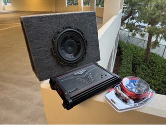 Rockford 10 Sub with kicker amp