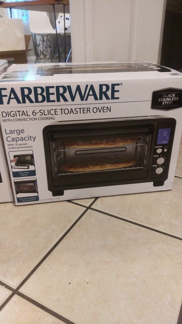 Toaster oven new in box 20 bucks