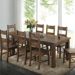 9 PC DINING SET NEW IN BOX ☎️ 1714586,2564 PICK UP PRICE FINANCY AVAILABLE TEXT 48078 To 9(contact info removed)W COMMONWEALT UNIT A FULLERTON CAL 
