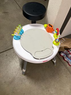 Kids hop skip standing station and desk