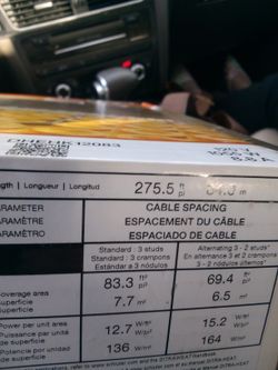 Schluter Ditra-Heat Flooring Cable - New