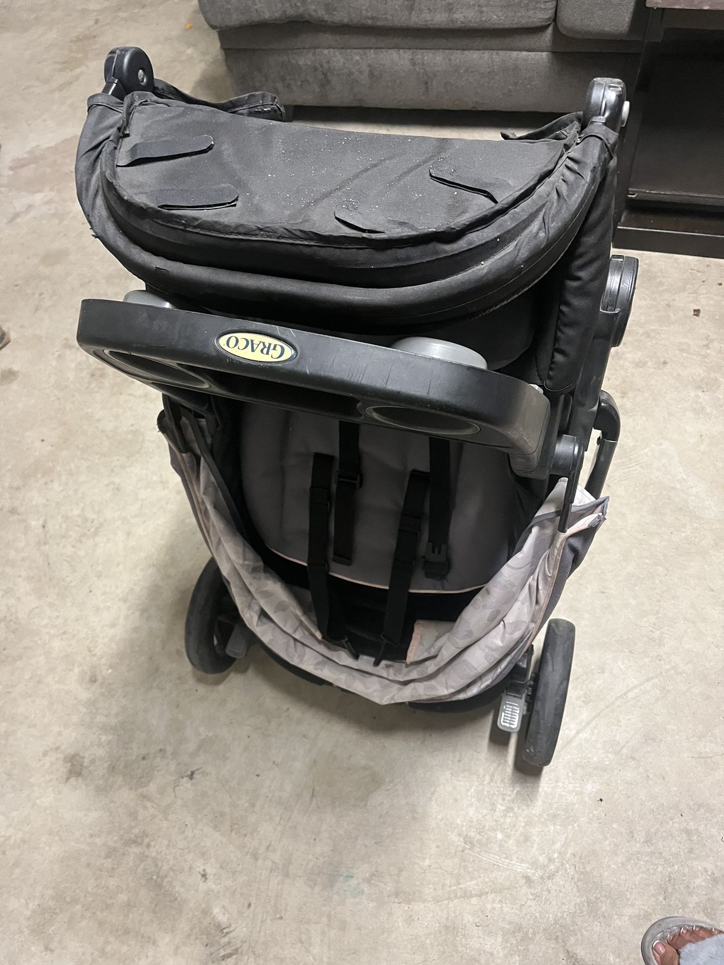 Fold out stroller