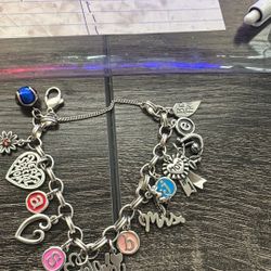 James Avery Bracelet And 15 Charms 