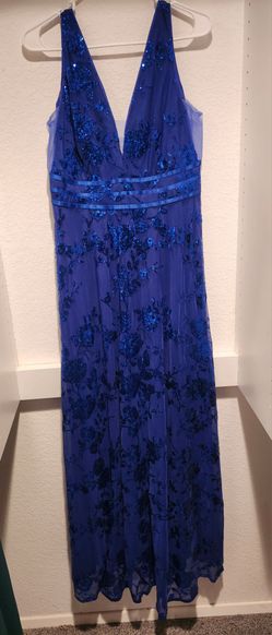 Sapphire Sequin Dress