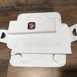 New Apple Watch Series 11 GPS 46mm Rose Gold w/ Light Blush Sport Band