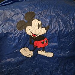 Vintage Mickey Mouse Poncho Adult