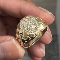 10k Gold Diamond Ring