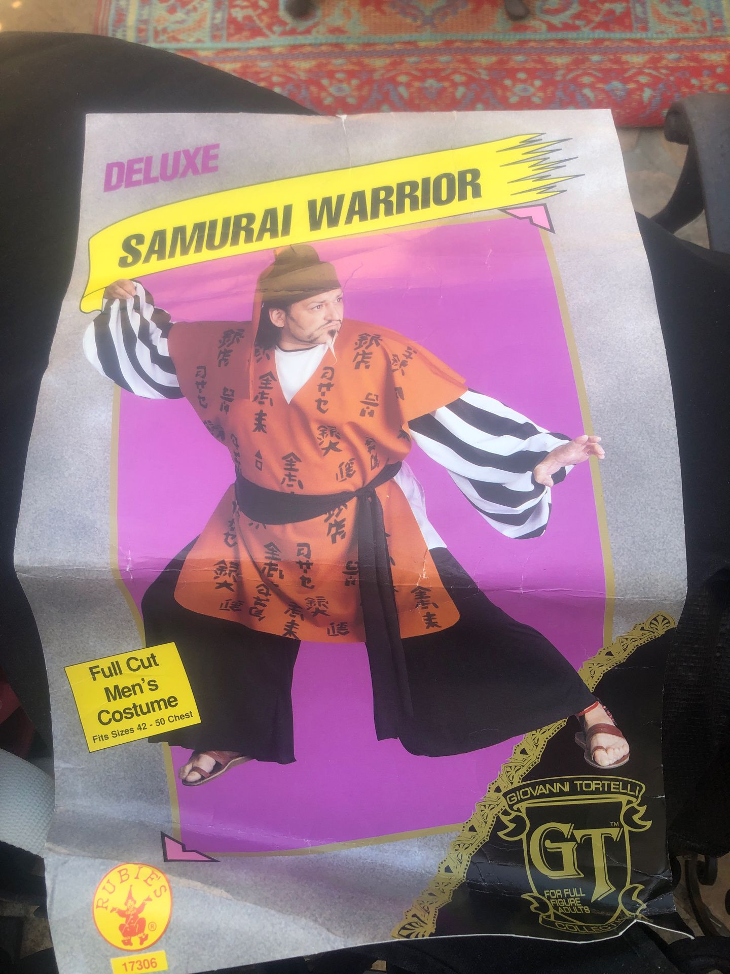 Adult samurai warrior costume