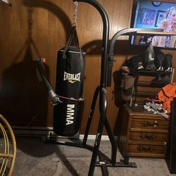 Punching Bag Speed Bag Combo 