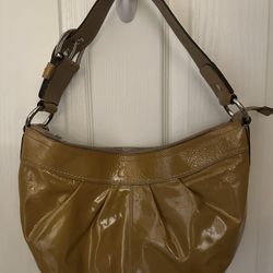 COACH Pleather Patent Leather Soho Bag