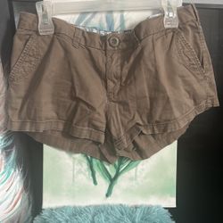 Dark brown juniors shorts size 9
